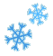 Rotating Snowflakes